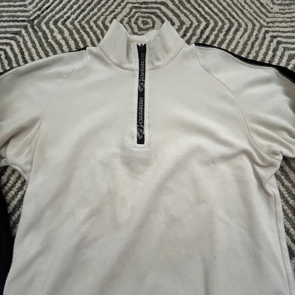 ORAGE white half zip polar light fleece - Picture 5 of 7